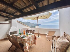 Apartment, 1 Bedroom, Terrace, Sea View | Balcony