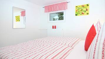 Apartamento | 1 quarto, individualmente mobiliados, roupa de cama