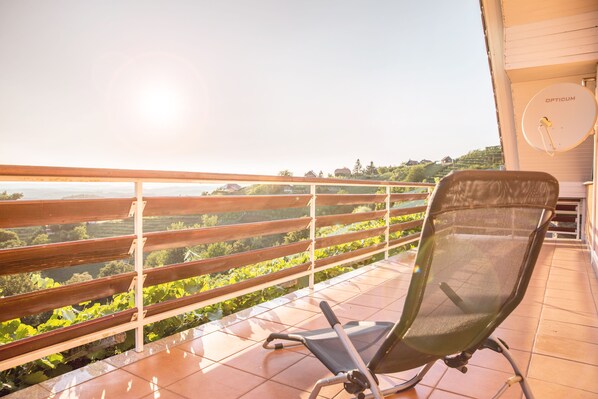 Apartment, 2 Schlafzimmer | Blick vom Balkon