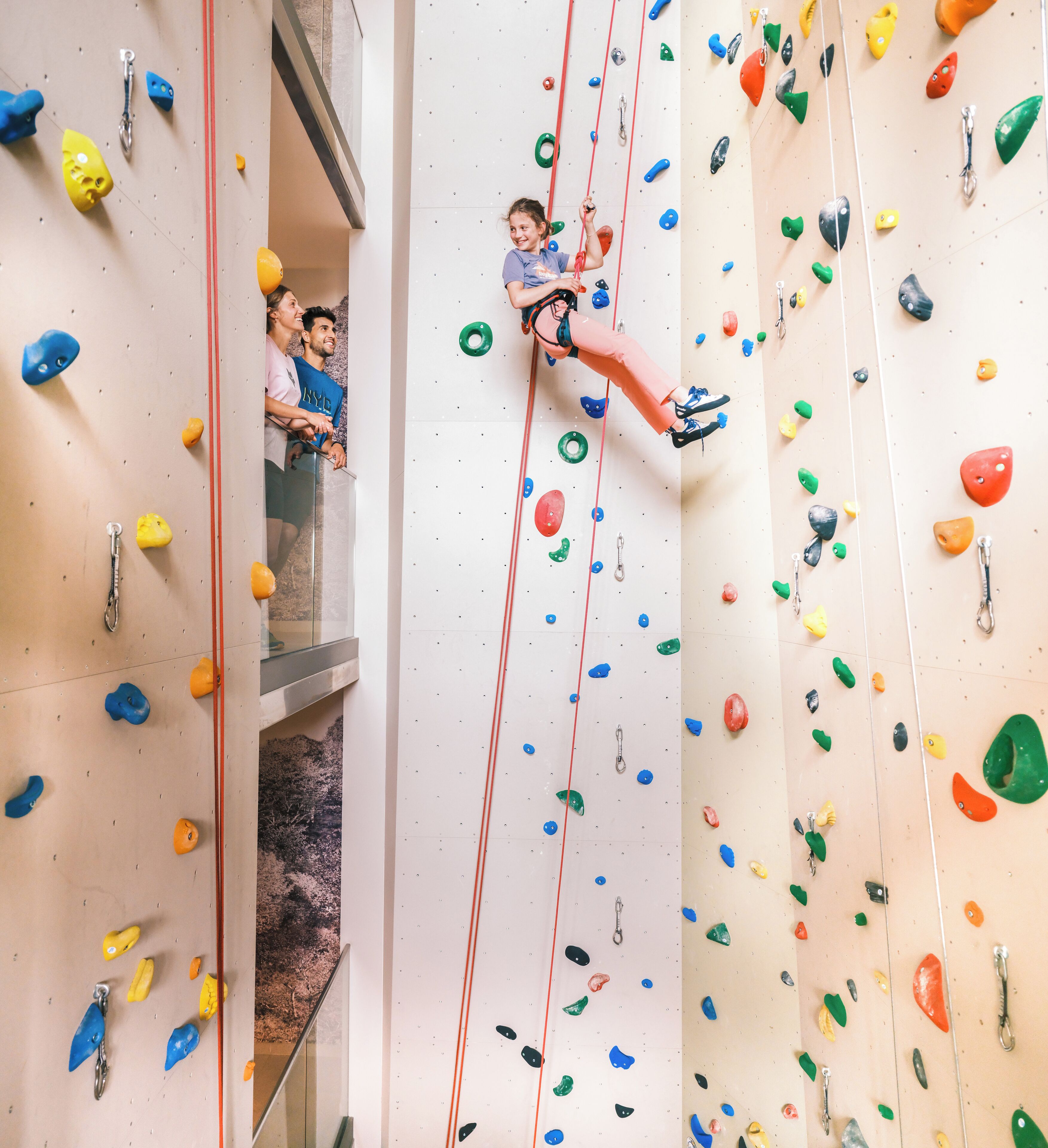 rock climbing wall – indoor