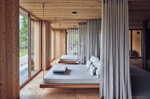 Salas de tratamientos para parejas, sauna, baño turco 