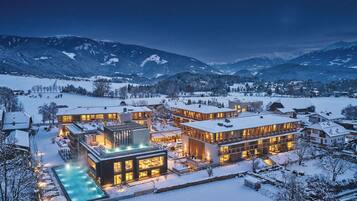 Fassade der Unterkunft â Abend/Nacht