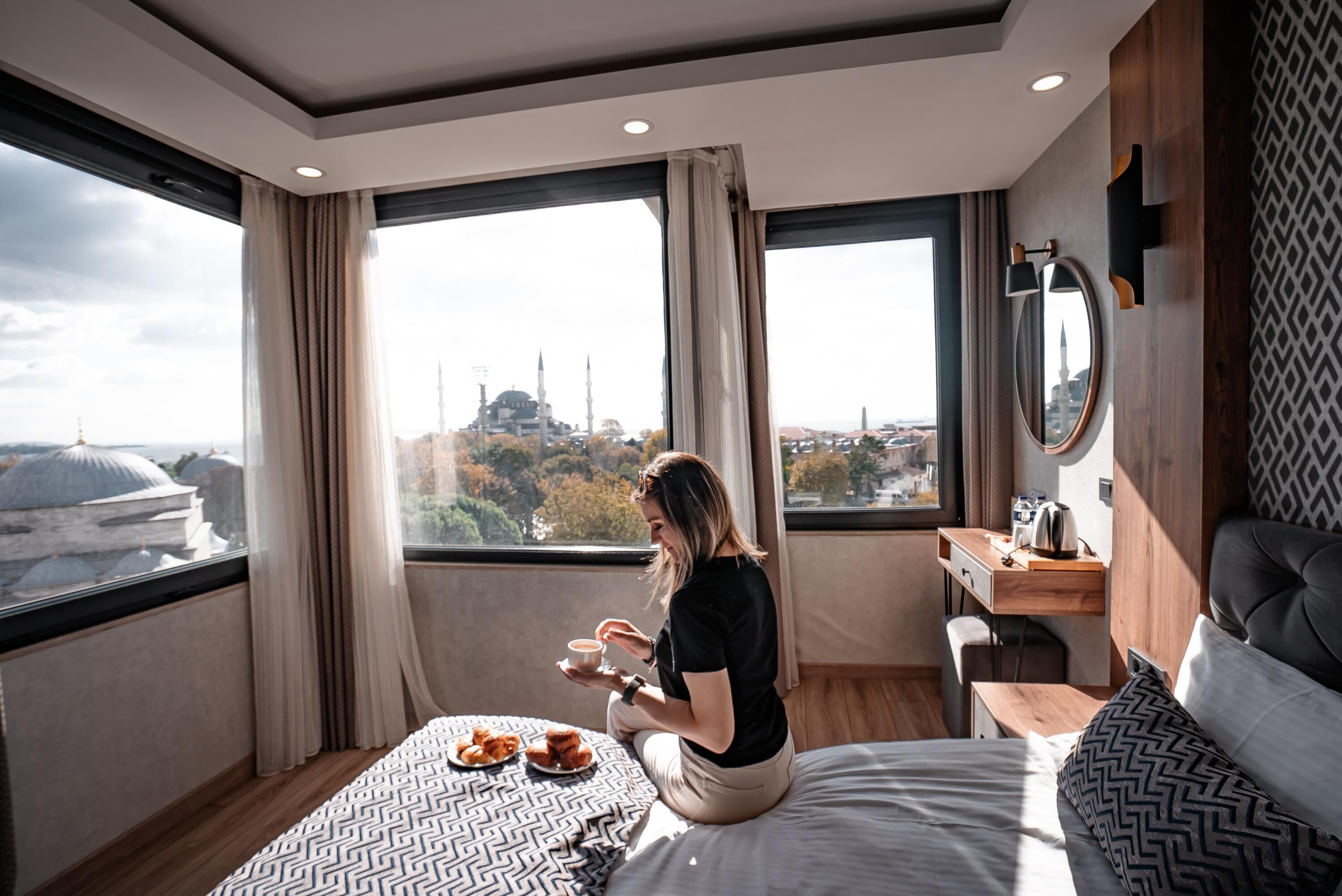 Minibar, in-room safe, desk, blackout curtains