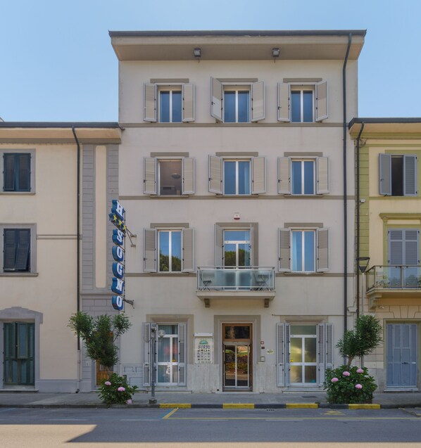 Façade de l’hébergement