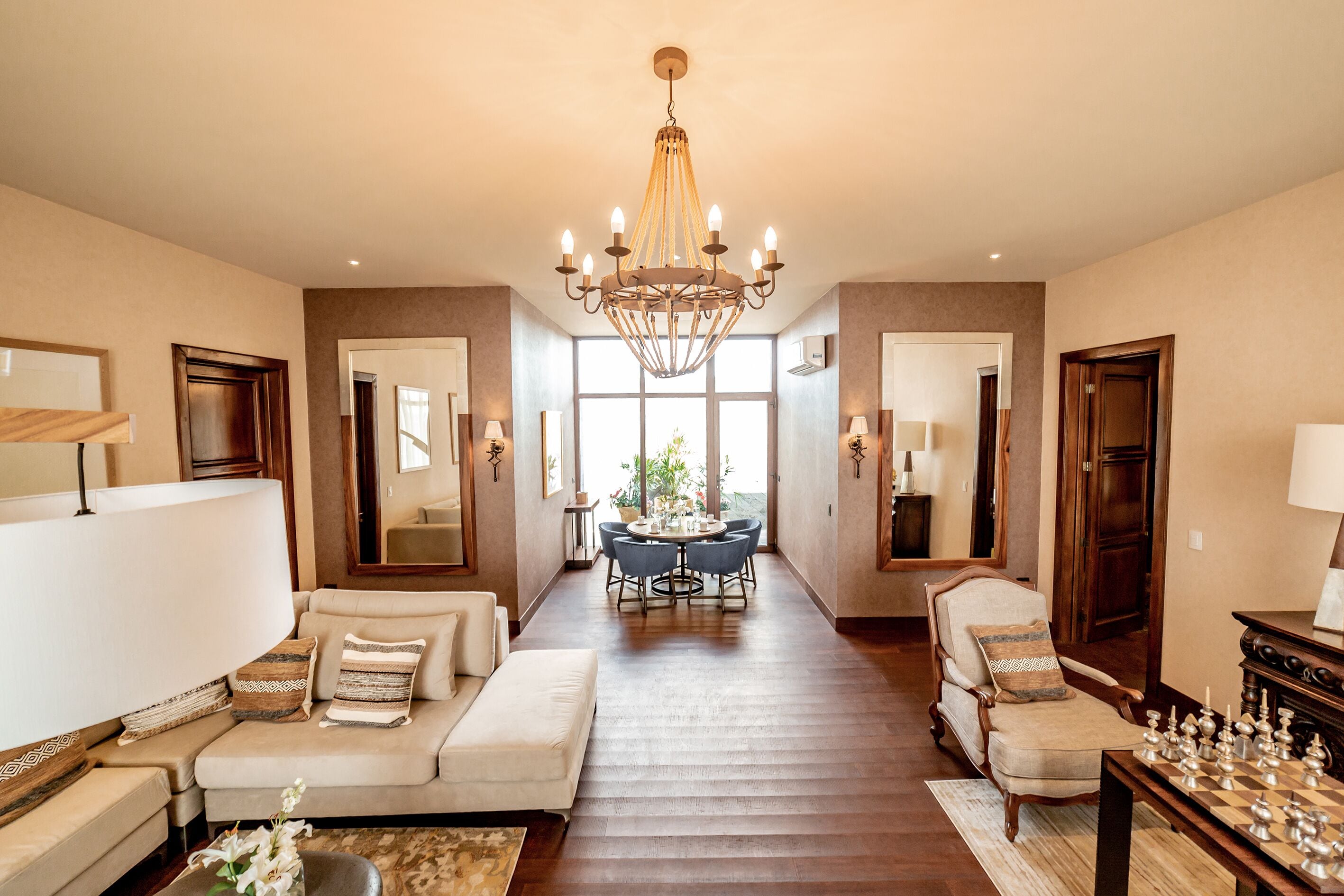 family quadruple room | living room | 42-inch smart tv with satellite channels, tv