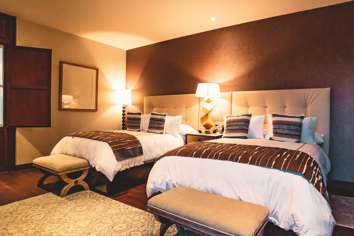 junior double room, 2 queen beds, vineyard view | room amenity