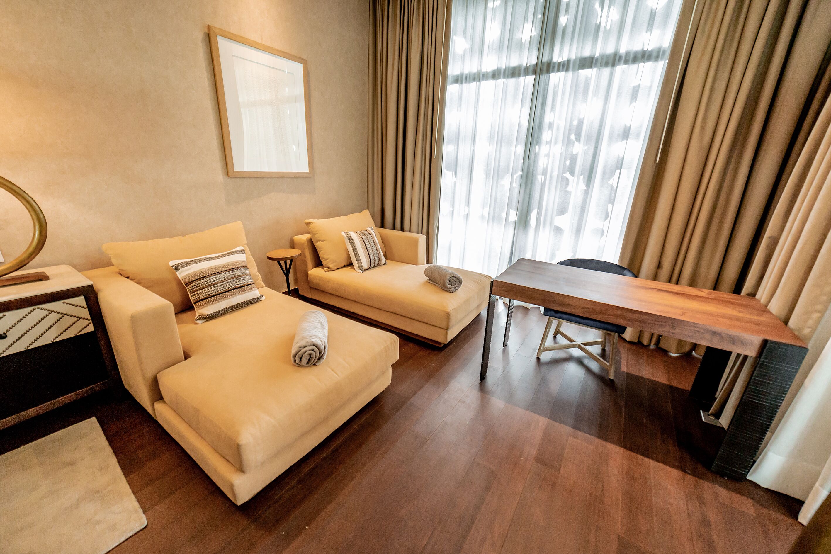 family quadruple room | living room | 42-inch smart tv with satellite channels, tv