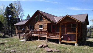 Exterior - Solitude, 20 mile views, Wildlife, Hot tub, Skiing, Perfect for families!  (Angel Fire)