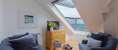 Una televisión, un reproductor de DVD