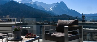 Mountain view panorama Garmisch