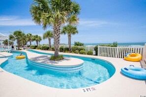 Indoor pool, outdoor pool