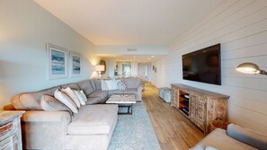 Smart TV - Updated Two Bedroom Condo, Sweeping Oceanfront Views, Third Floor (Hilton Head)