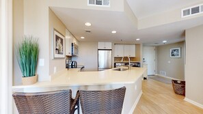Fridge, microwave, oven, stovetop - Beautiful Condominium with Ocean Views! (Hilton Head)