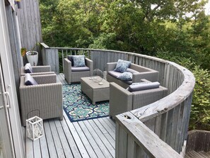 Property grounds - Breathtaking secluded resort property one block from ocean (Fire Island Pines)