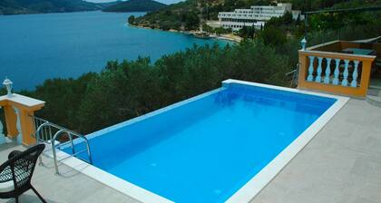 Villa on Korcula With Seaview,private Swimming Pool,terrace With Bbq,beach 70m
