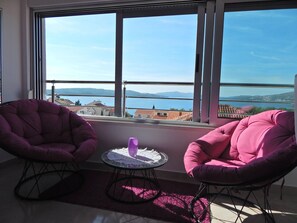 Apartment | View from property - Apartment in Okrug Gornji Near the Beach (Okrug)