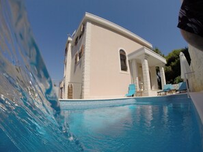 Outdoor pool - Majestic Villa in Okrug Donji With Swimming Pool (Okrug)