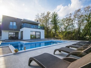Exterior - Modern Villa in Grubine With Swimming Pool (Podbablje)