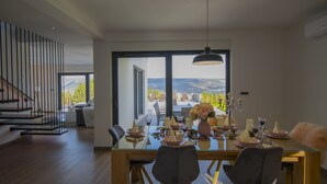 Dining - Modern Villa in Grubine With Swimming Pool (Podbablje)