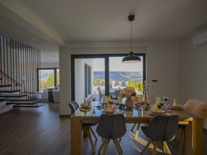 Dining - Modern Villa in Grubine With Swimming Pool (Podbablje)