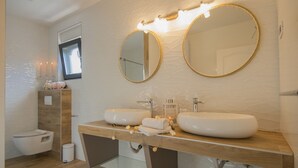 Bathroom - Modern Villa in Grubine With Swimming Pool (Podbablje)