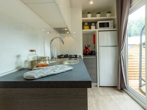 Chalet | Private kitchen | Microwave - Modern Chalet With two Bathrooms, Near Crikvenica (Novi Vinodolski)