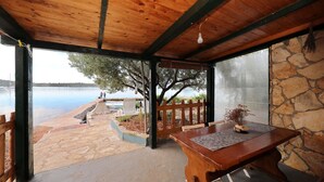Balcony - Snug Cottage in Pašman With Roofed Terrace (Pasman)