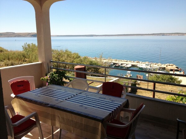 Apartment | Balcony - Two Fully Equipped First Floor Apartments With Private Terrace, Great sea View (Razanac)