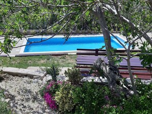 Outdoor pool - Atractive Apartment in Pag With Private Pool (Pag)