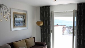 House | Living room - Beautiful Modern Apartment for up to 5 Persons With Stunning sea View (Crikvenica)