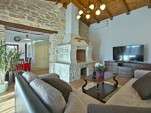 House | Living room | Fireplace