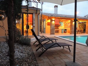 Balcony - Amazing Holiday Home With Swimming Pool and Outdoor Kitchen ! (Rovinj)