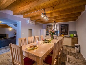 Villa | Dining - Villa in Rakalj Near Secluded Beaches (Marcana)
