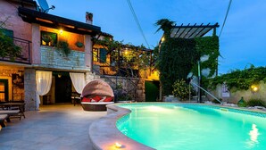 Outdoor pool - Authentic Stone Holiday House With Private Pool and Very Nice Location in Istria (Zminj)