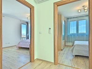 3 bedrooms, individually furnished, bed sheets