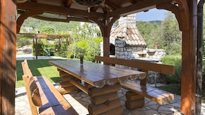 Balcony - Apartment in Eastern Istria near Labin and Rabac (Rasa)