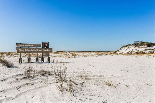 Vlak bij het strand