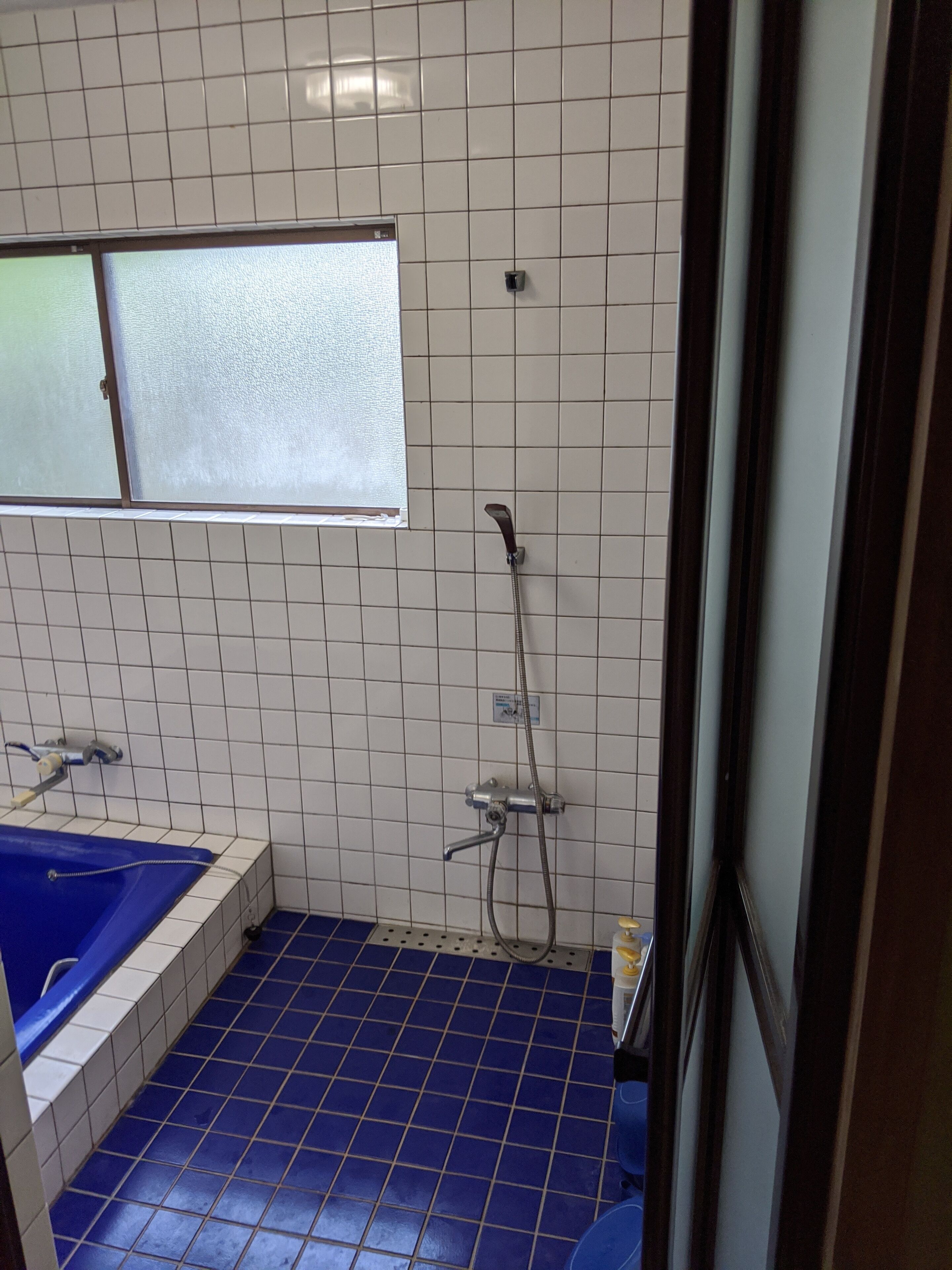 Dusche im Bad