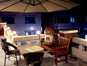 Terrasse sur le toit