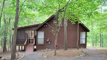 小屋, 多张床 (Fox Hollow - Cozy Den with a Hot Tub ) | 外观