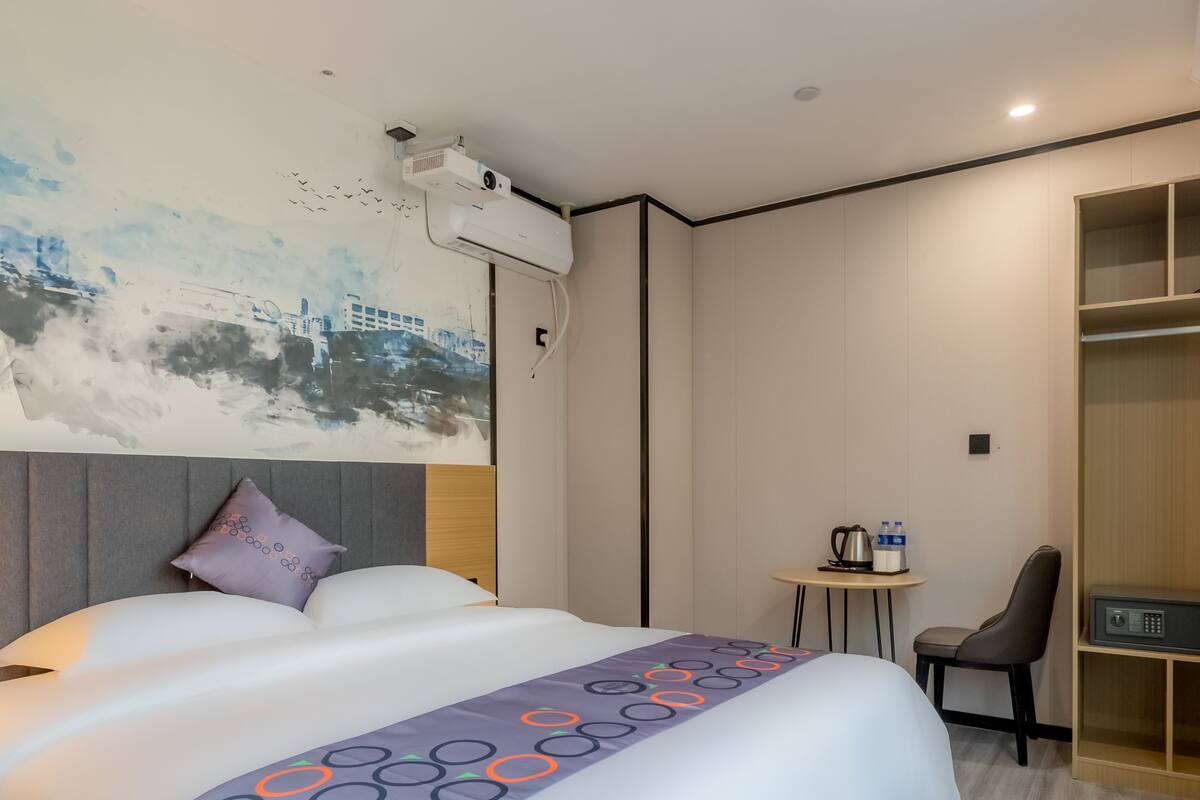ห้องซิกเนเจอร์ | ผ้าม่านกันแสง, Wi-Fi ฟรี, ผ้าปูที่นอน