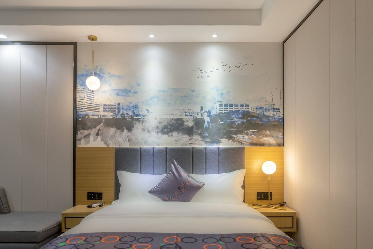 Double Room, No Windows | Blackout drapes, free WiFi, bed sheets