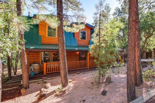 Spacious ‘Sherwood Forest Cabin’ w/ Hot Tub!