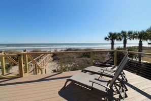 Property grounds - Oceanfront home with Hot tub and pool table~ 915 W Ashley (Folly Beach)