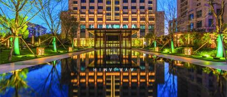 Front of property - evening/night