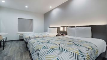 Skrivbord, gratis wi-fi och sängkläder