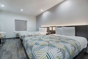 Työpöytä, ilmainen Wi-Fi, vuodevaatteet