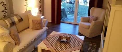 TV, DVD player, stereo