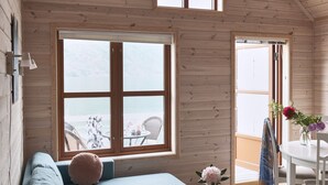 Deluxe-Ferienhütte | Wohnzimmer