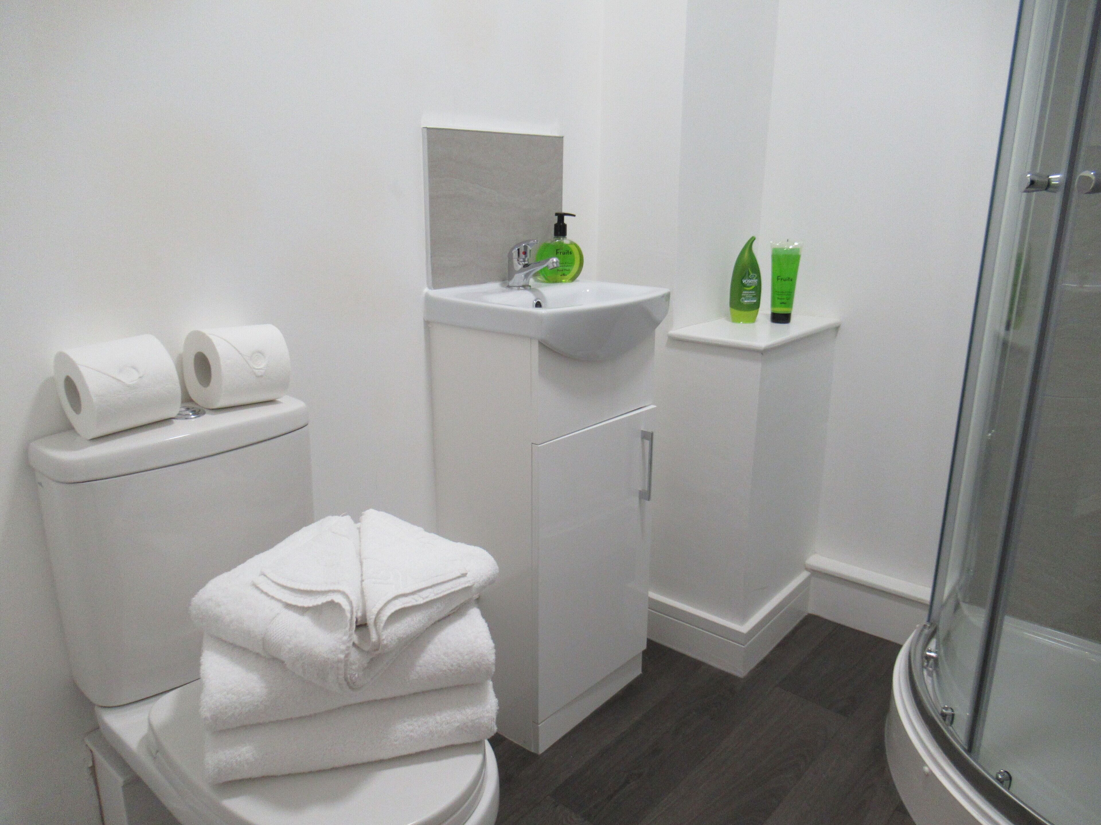 Håndklær og toalettpapir